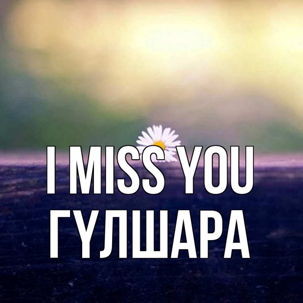 Greetings card с именем, ГҮЛШАРА I miss you приходи в гости Greetings with text for free download 
