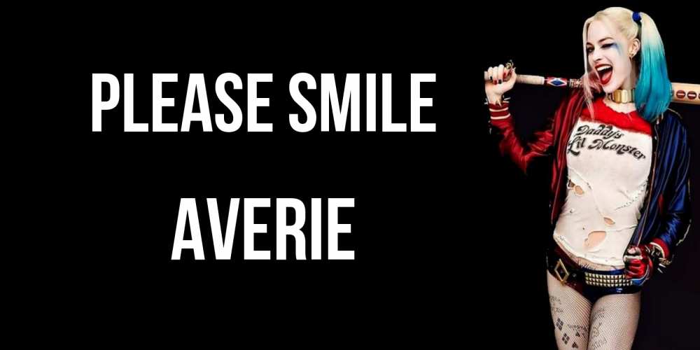 Greetings card с именем, Averie Please smile пожелания быть позитивным Greetings with text for free download 