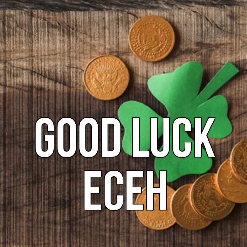 Greetings card с именем, Есен Good luck на удачу сегодня Greetings with text for free download 