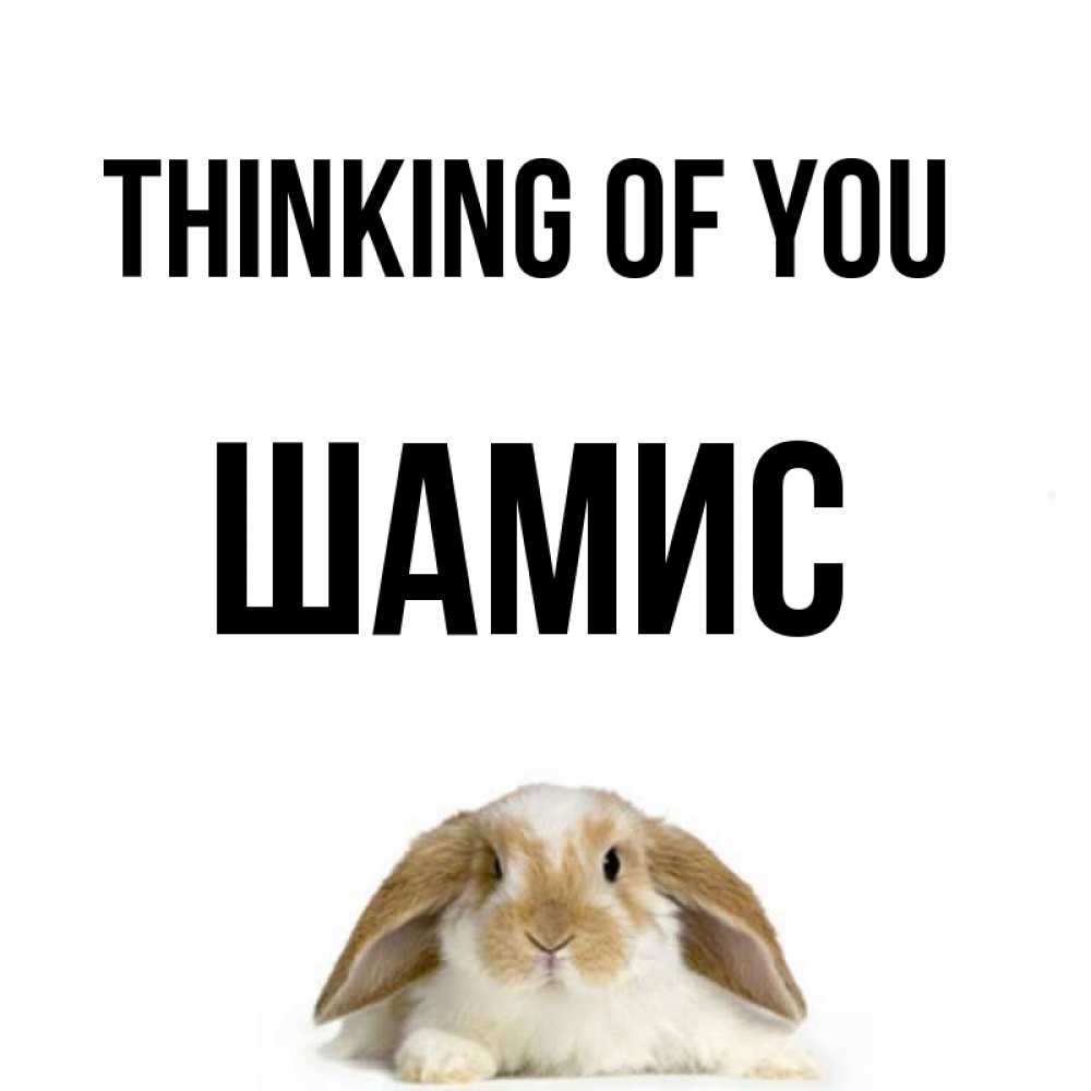 Greetings card с именем, ШАМИС Thinking of you подписать своими руками онлайн Greetings with text for free download 
