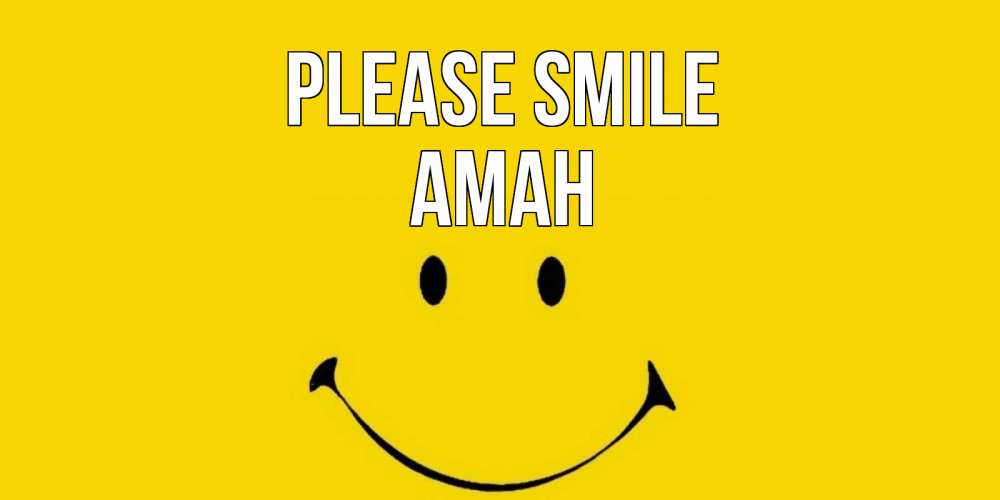 Greetings card с именем, Аман Please smile радость и улыбка Greetings with text for free download 