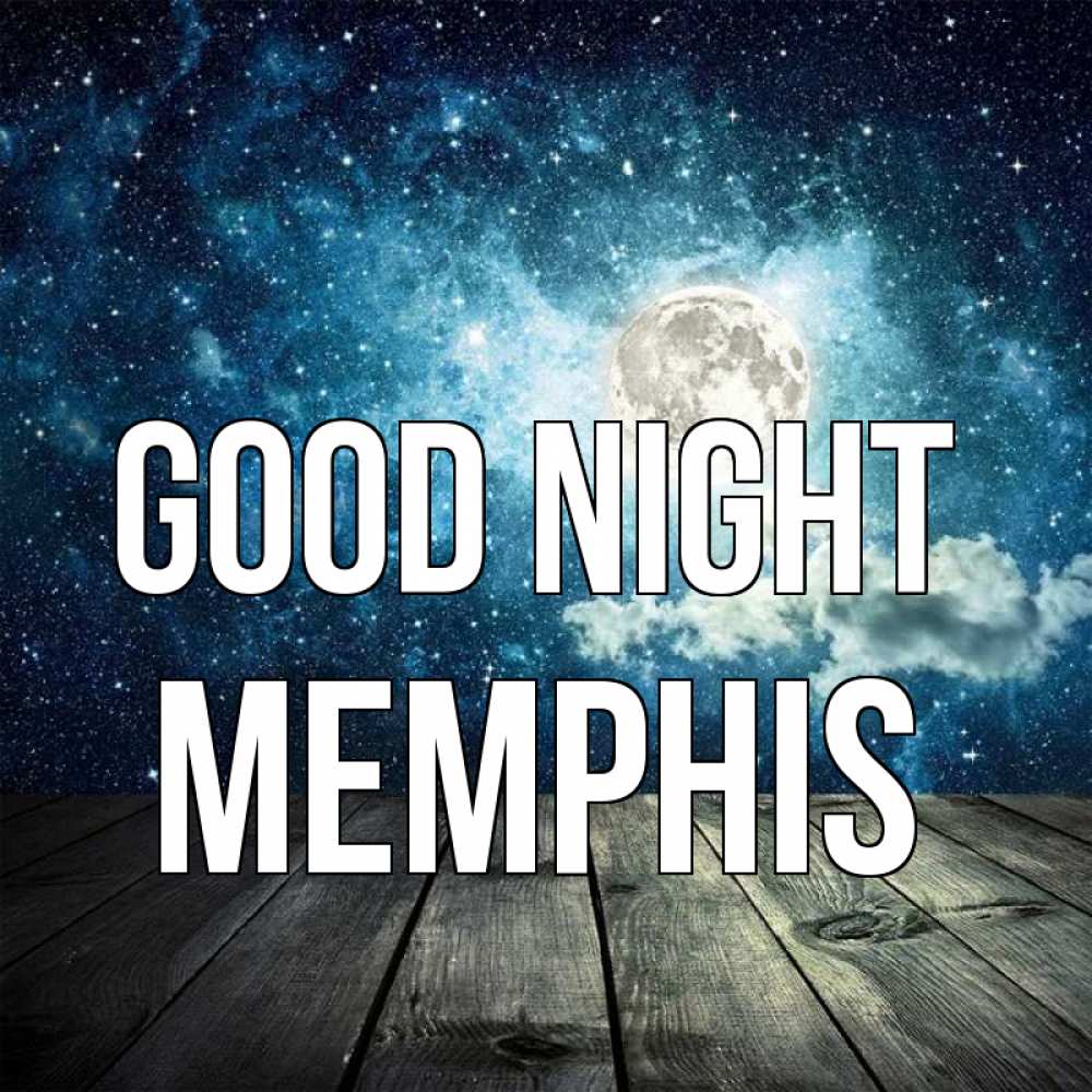 Greetings card с именем, Memphis Good night луна Greetings with text for free download 