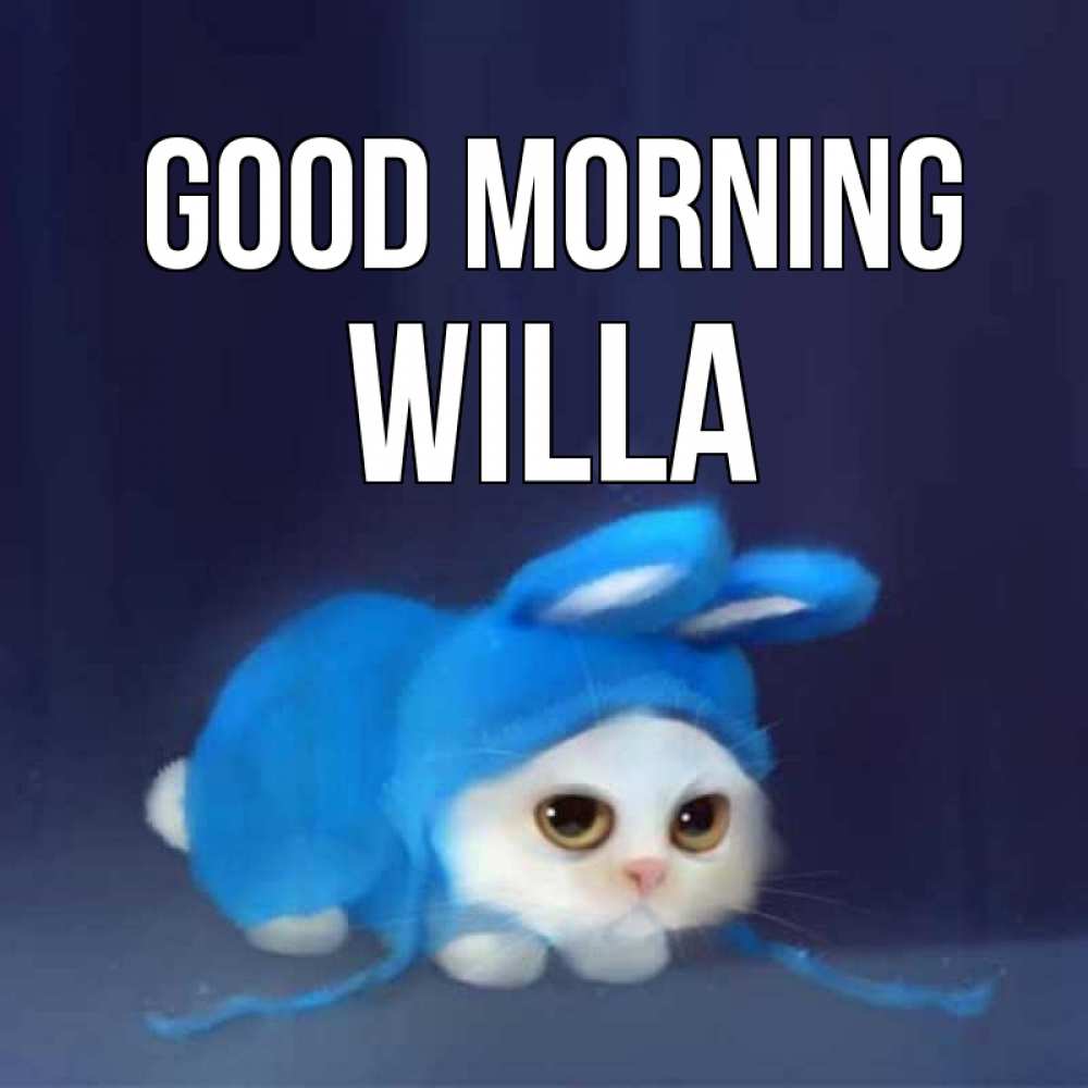 Greetings card с именем, Willa Good morning открытки красивые скачать бесплатно Greetings with text for free download 