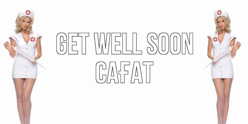 Greetings card с именем, САҒАТ Get well soon открытки с медсестрой Greetings with text for free download 