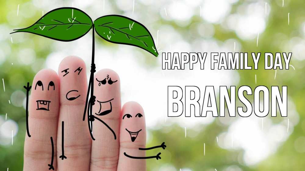 Greetings card с именем, Branson happy family day с днем семьи Greetings with text for free download 