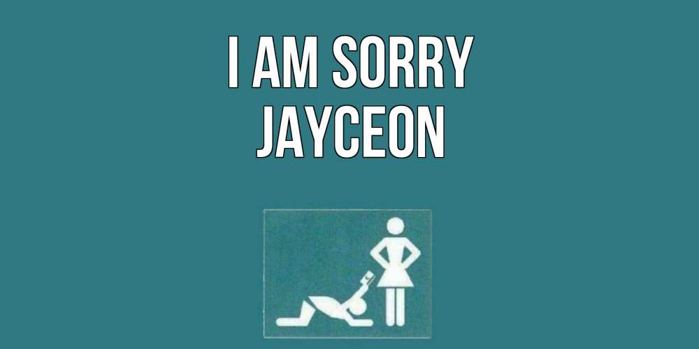 Greetings card с именем, Jayceon I am sorry прости Greetings with text for free download 