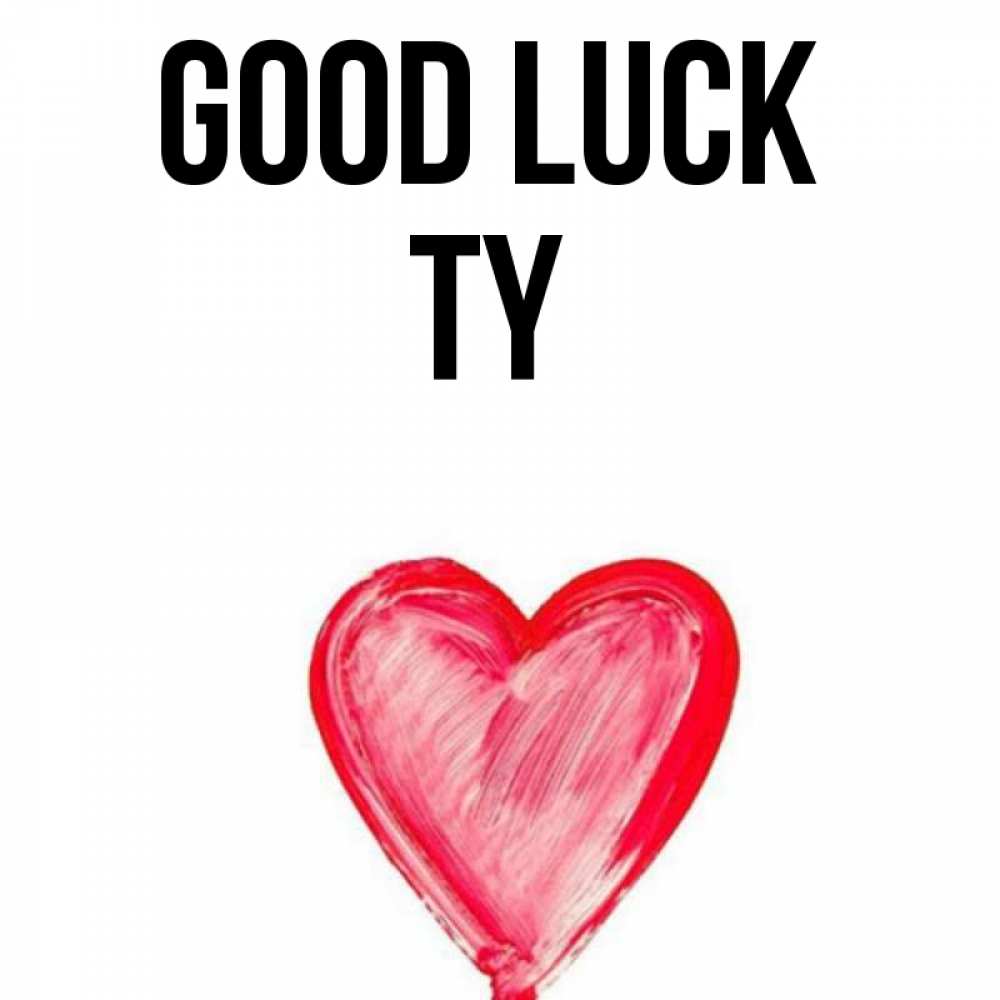 Greetings card с именем, Ty Good luck рисунок маркером Greetings with text for free download 