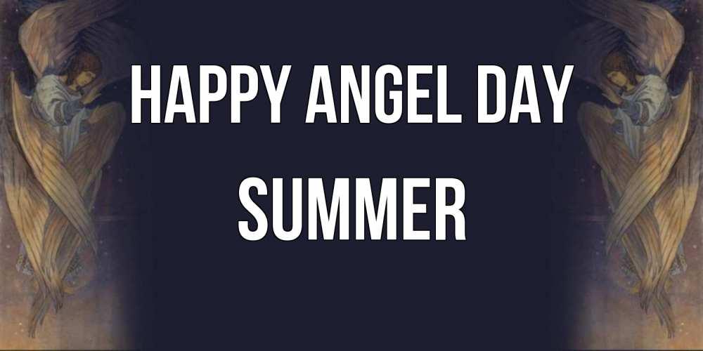 Greetings card с именем, Summer happy angel day день ангела Greetings with text for free download 