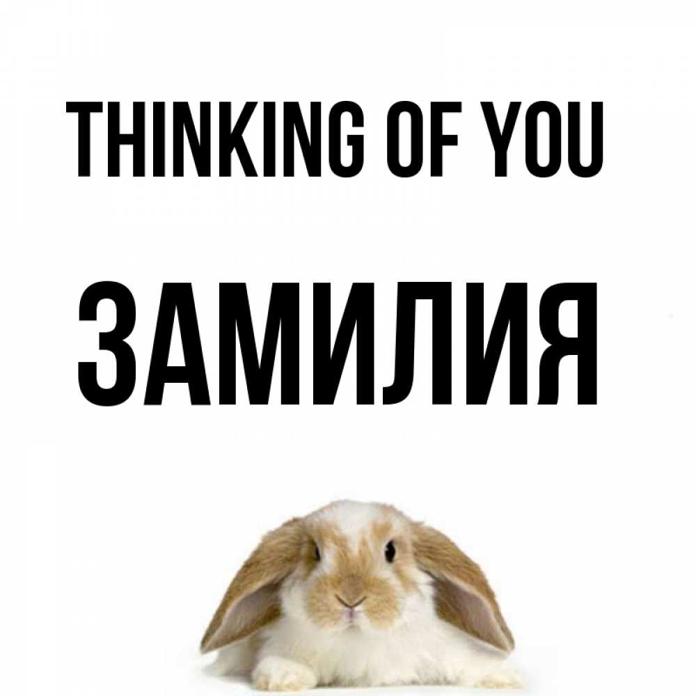 Greetings card с именем, ЗАМИЛИЯ Thinking of you подписать своими руками онлайн Greetings with text for free download 