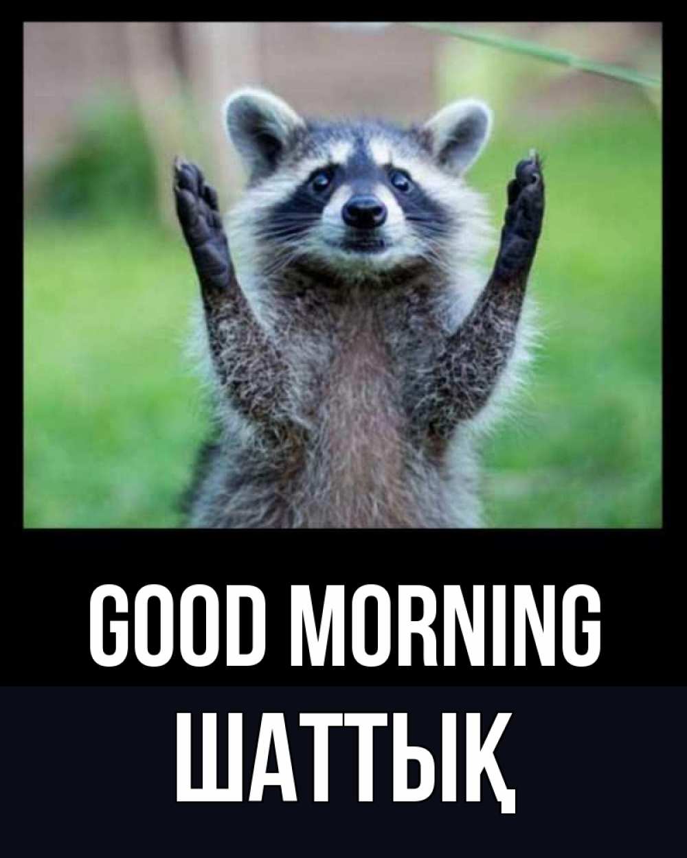 Greetings card с именем, ШАТТЫҚ Good morning хорошее настроение утречком Greetings with text for free download 