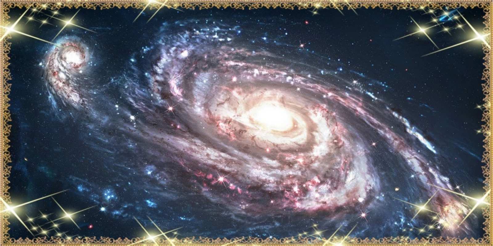 Открытка споки ноки галактика пожелание сладкой ночи Good night 