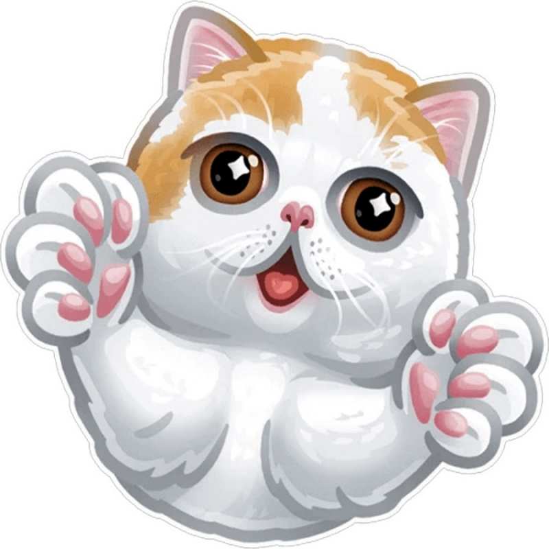 Открытка Котик летит и несет обнимашки  хаги  I want to hug you 