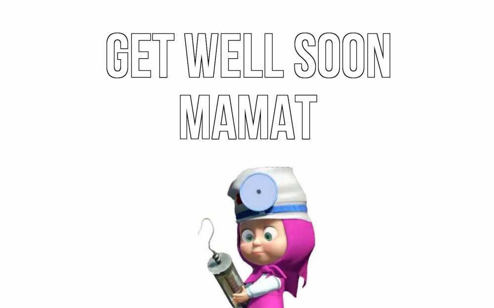 Greetings card с именем, МАМАТ Get well soon маша доктор варч Greetings with text for free download 