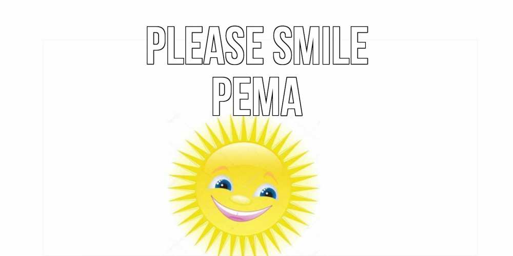 Greetings card с именем, Рема Please smile пожелания позитивные Greetings with text for free download 