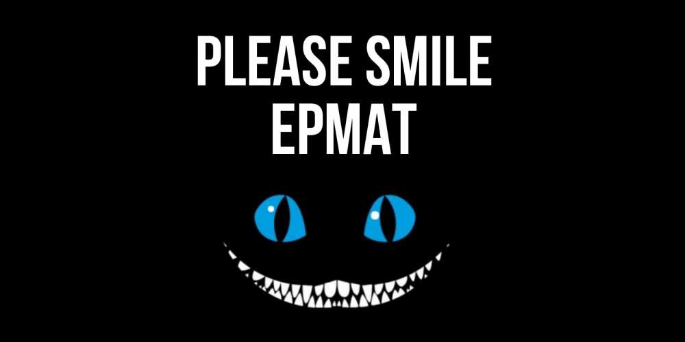 Greetings card с именем, Ермат Please smile кот улыбается Greetings with text for free download 