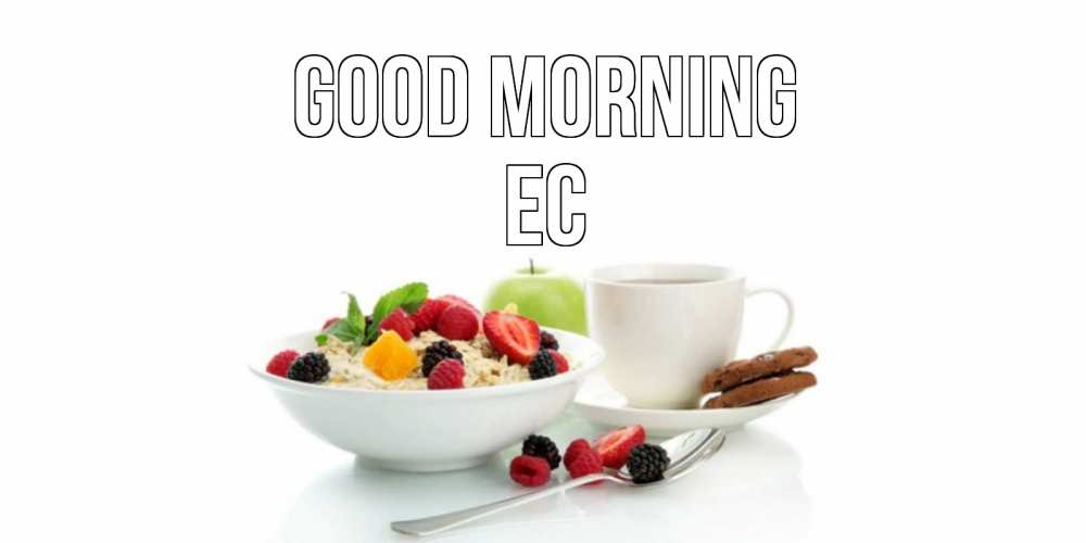Greetings card с именем, Ес Good morning розы,фрукты, кофе Greetings with text for free download 