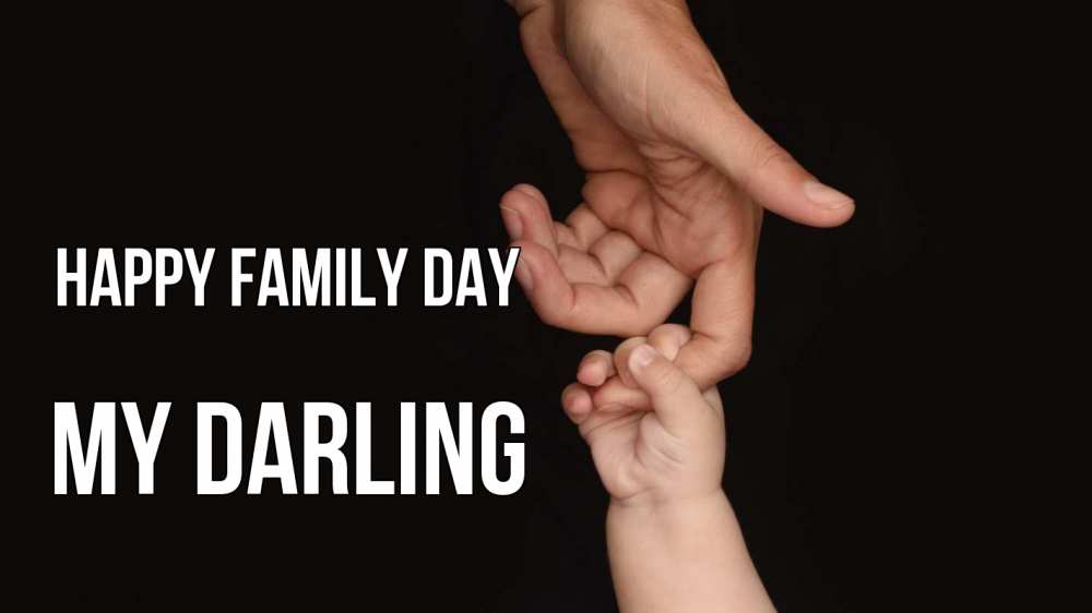 Greetings card с именем, my-darling happy family day с днем семьи Greetings with text for free download 