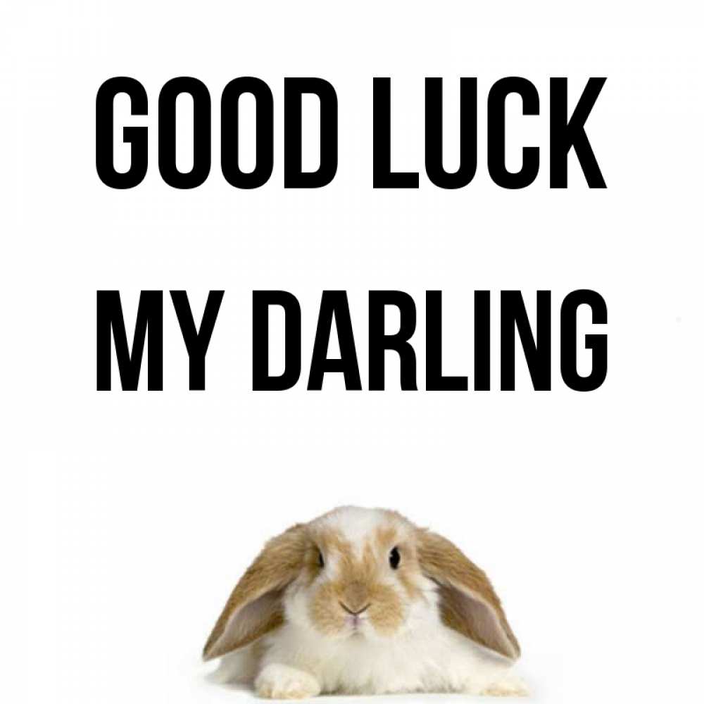 Greetings card с именем, my-darling Good luck открытки с произвольным текстом который можно вставить в открытку и создать ее самостоятельно бесплатно онлайн Greetings with text for free download 