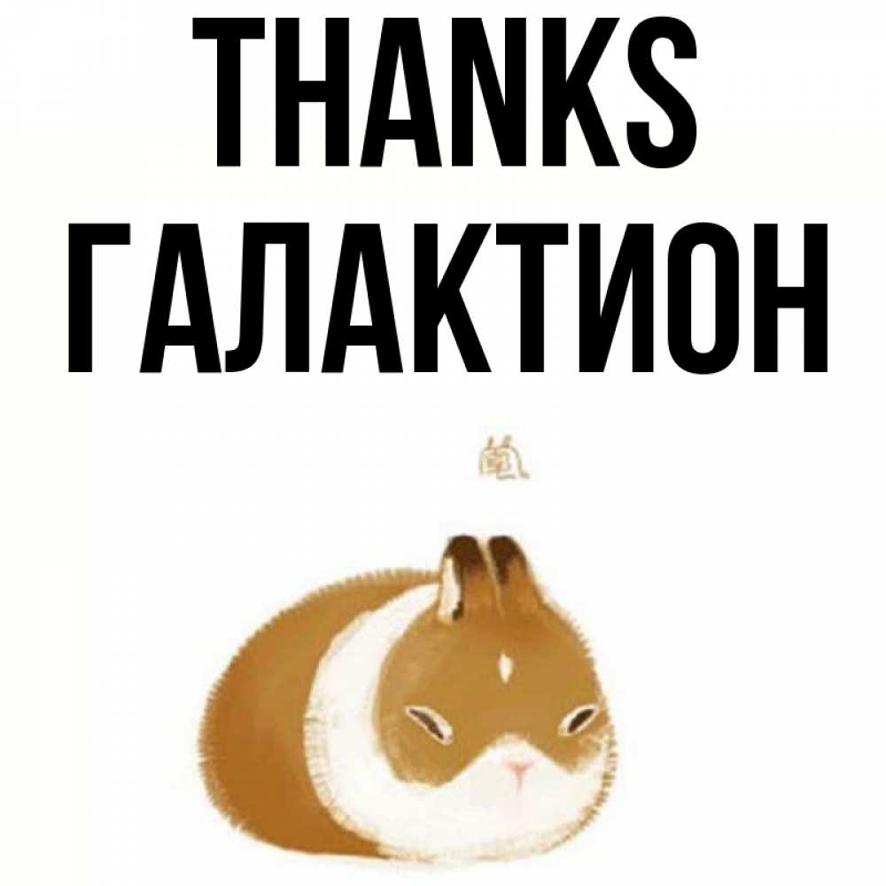 Greetings card с именем, Галактион Thanks коричнево белый домашний питомец Greetings with text for free download 