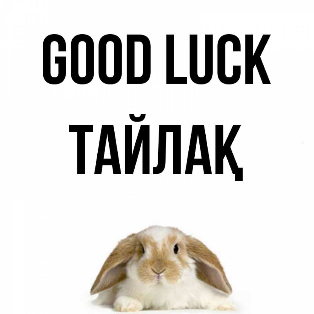 Greetings card с именем, ТАЙЛАҚ Good luck открытки с произвольным текстом который можно вставить в открытку и создать ее самостоятельно бесплатно онлайн Greetings with text for free download 