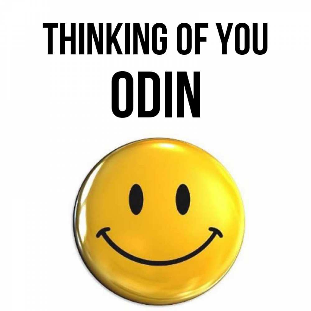 Greetings card с именем, Odin Thinking of you создать открытку с подписью своими руками Greetings with text for free download 