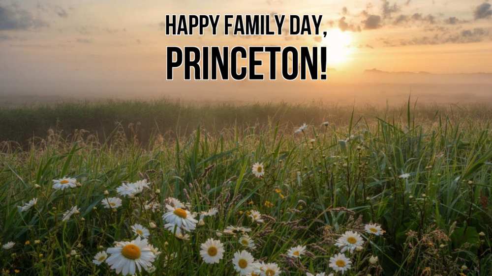 Greetings card с именем, Princeton happy family day с днем семьи Greetings with text for free download 