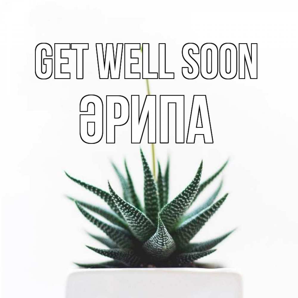 Greetings card с именем, ӘРИПА Get well soon короче это непонятная колючка Greetings with text for free download 
