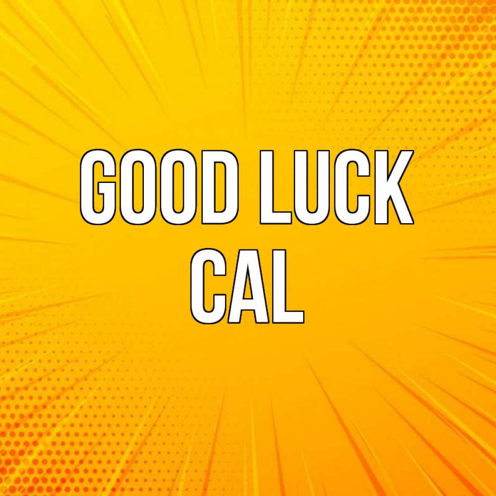 Greetings card с именем, Cal Good luck фон Greetings with text for free download 