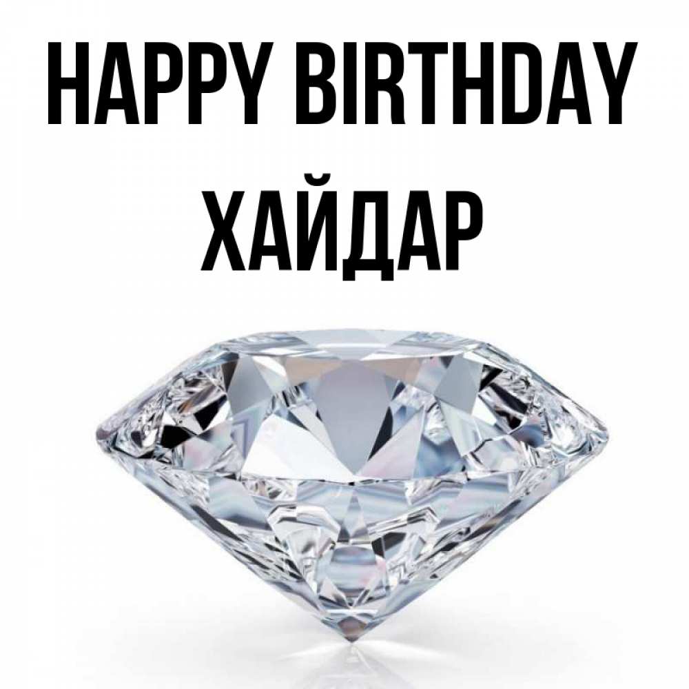 Greetings card с именем, ХАЙДАР Happy Birthday к пожеланием быть богатым Greetings with text for free download 