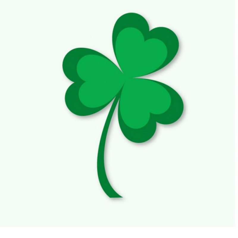 Открытка клевер 1 листья клевера 1 Good luck 