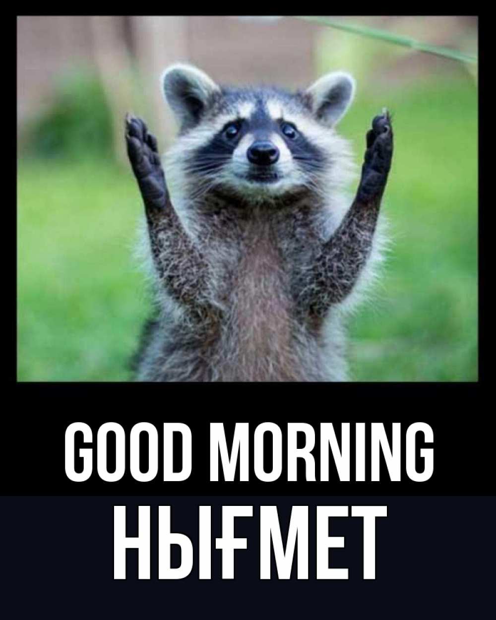 Greetings card с именем, НЫҒМЕТ Good morning хорошее настроение утречком Greetings with text for free download 