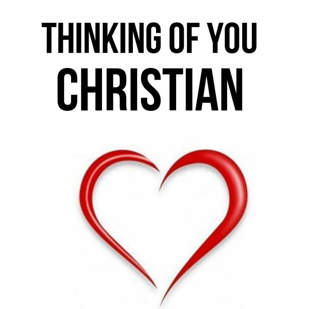 Greetings card с именем, Christian Thinking of you для возлюбленной Greetings with text for free download 
