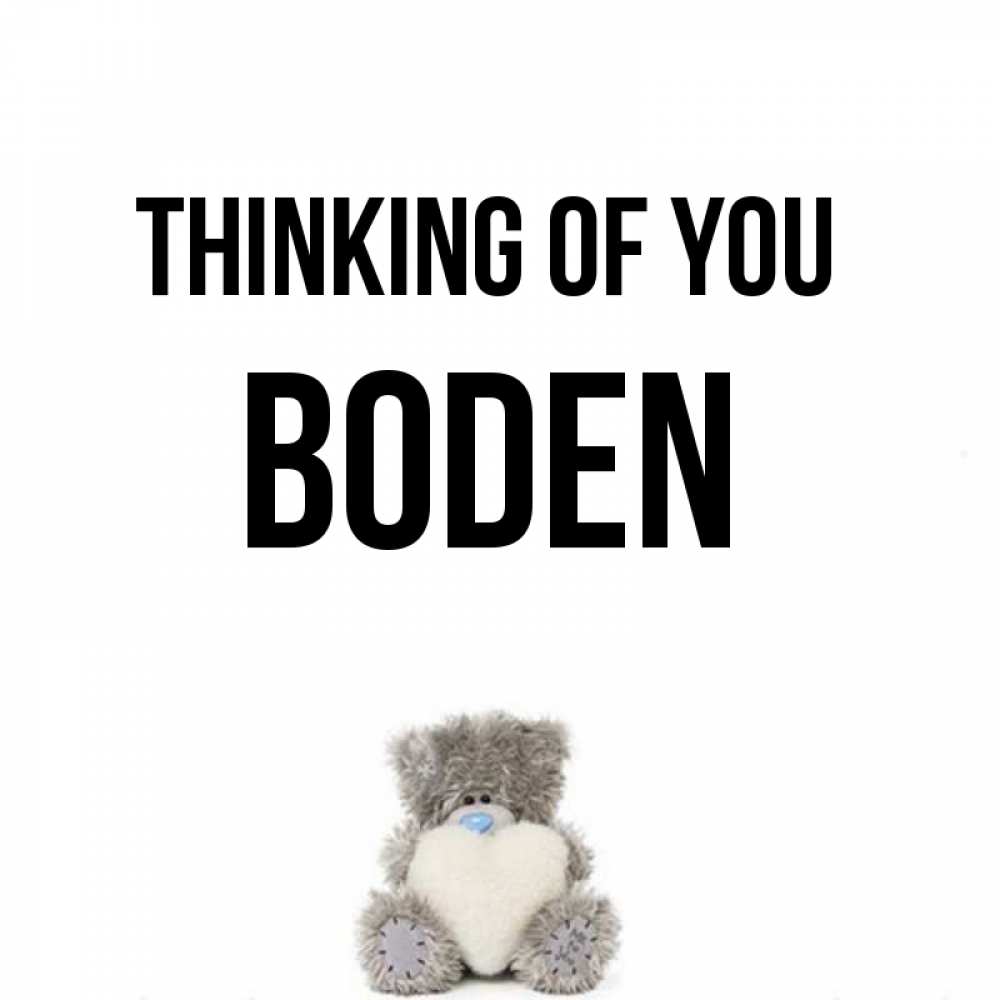 Greetings card с именем, Boden Thinking of you тедди с сердечком для любимой Greetings with text for free download 