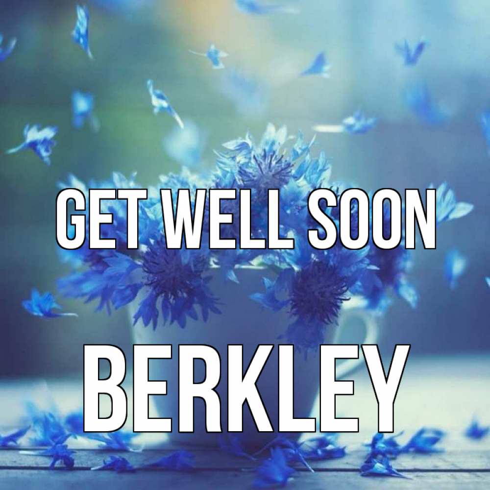 Greetings card с именем, Berkley Get well soon кружка с зельем и цветами Greetings with text for free download 