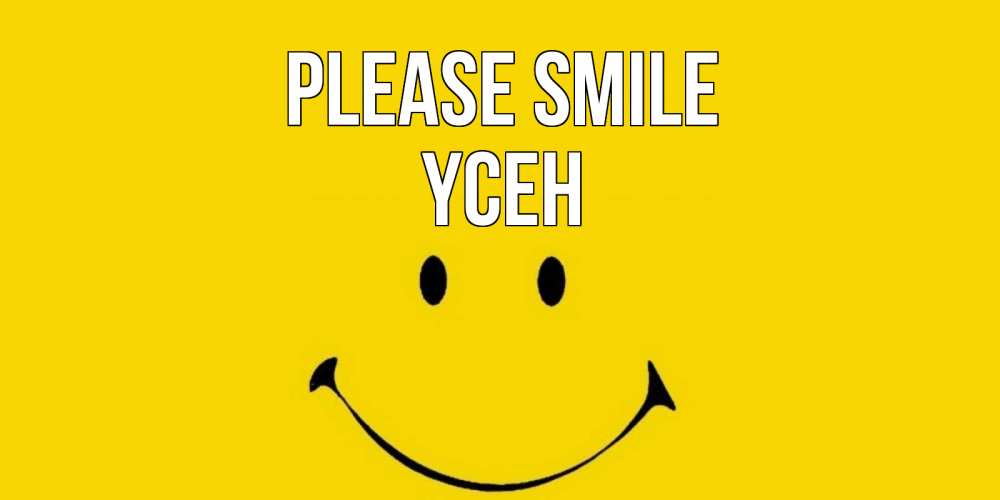 Greetings card с именем, ҮСЕН Please smile радость и улыбка Greetings with text for free download 