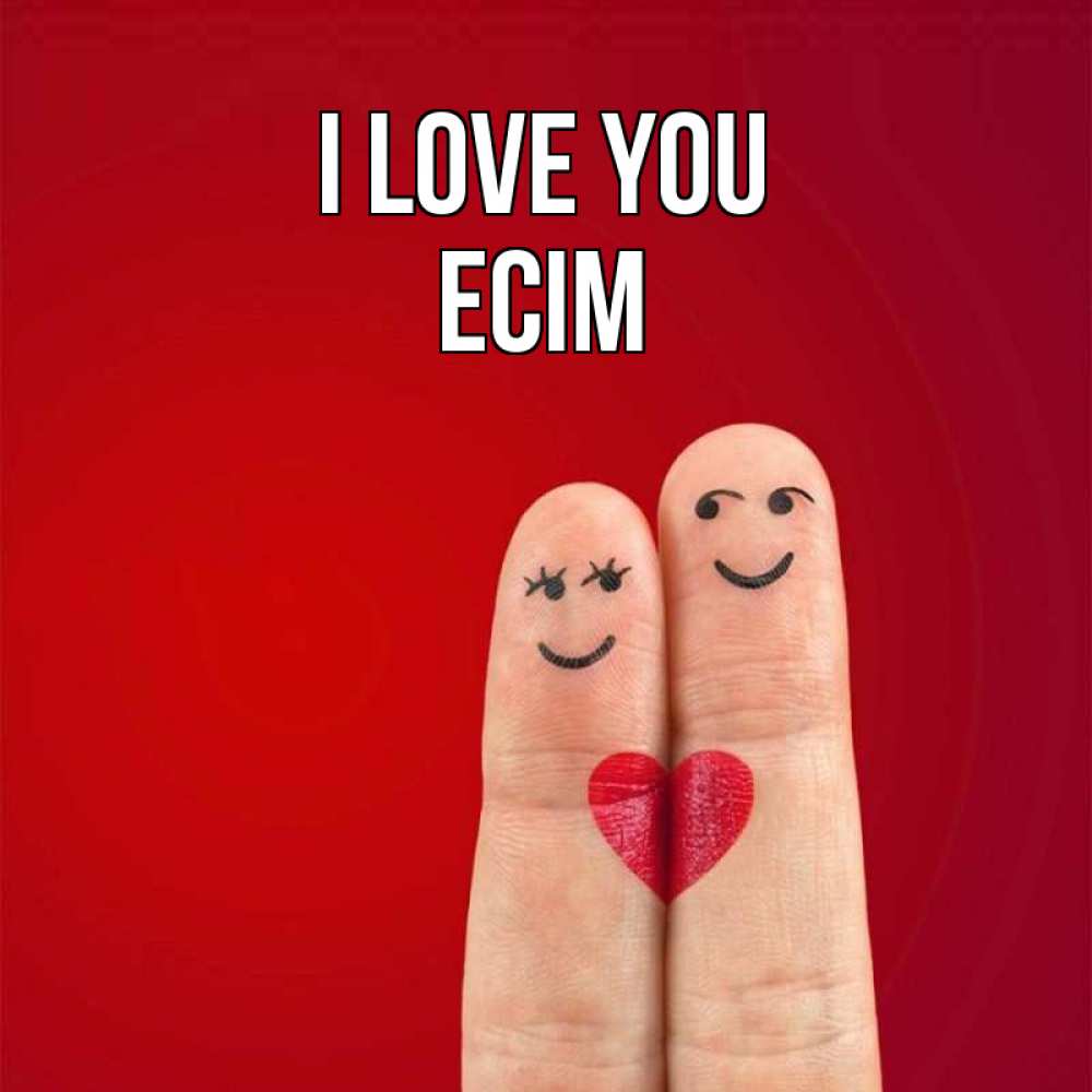 Greetings card с именем, Есім I love you одно целое Greetings with text for free download 