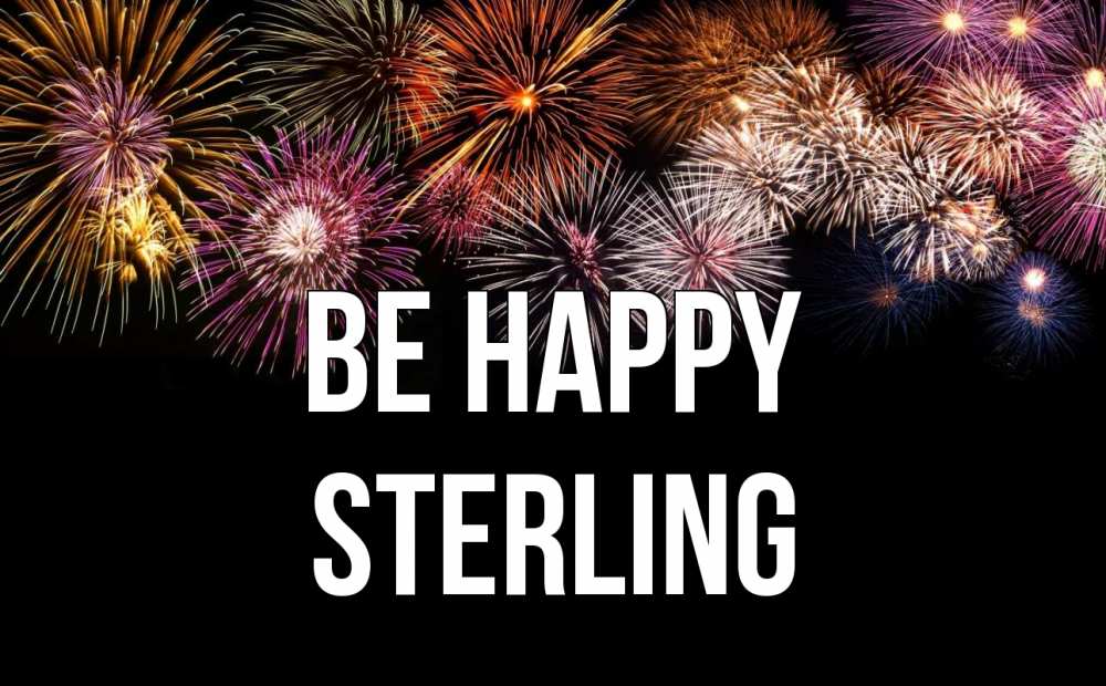 Greetings card с именем, Sterling Be happy Фейрверг 1 Greetings with text for free download 