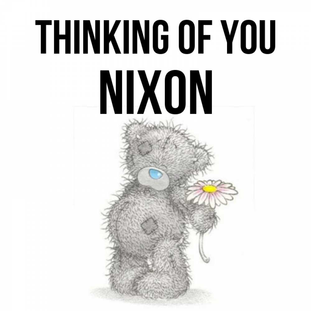 Greetings card с именем, Nixon Thinking of you мысли только о тебе Greetings with text for free download 