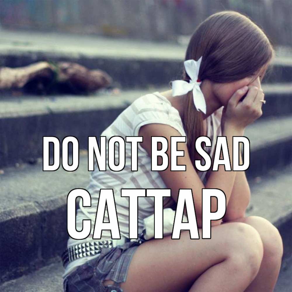 Greetings card с именем, САТТАР Do not be sad длинные волосы и белый бант Greetings with text for free download 