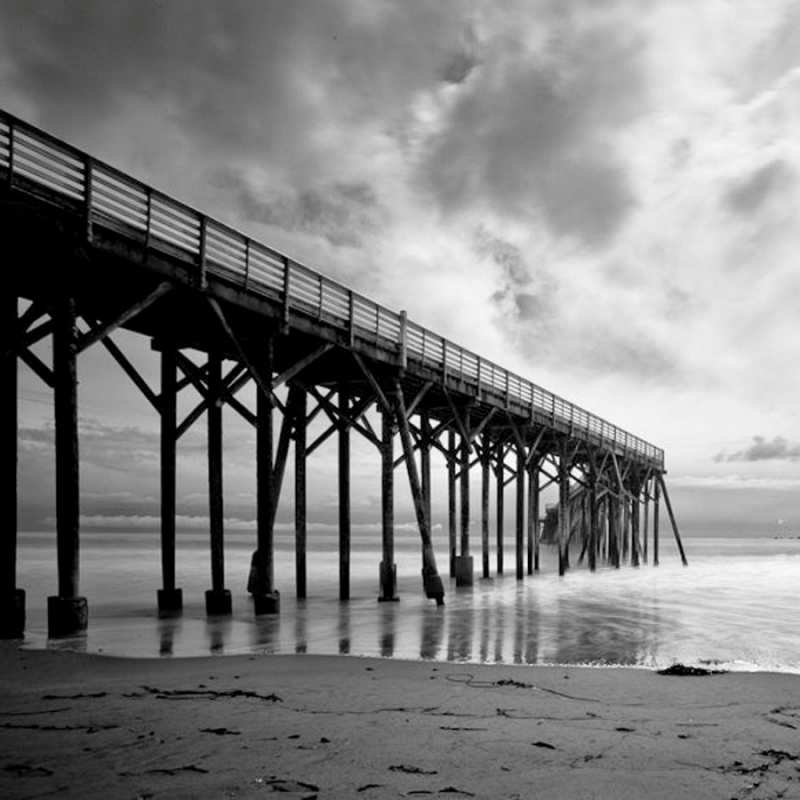 Открытка мост  старый  I miss you 