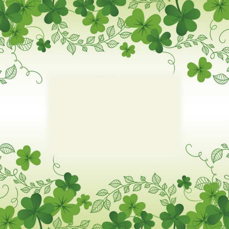 Открытка клевер  открытка  Good luck 