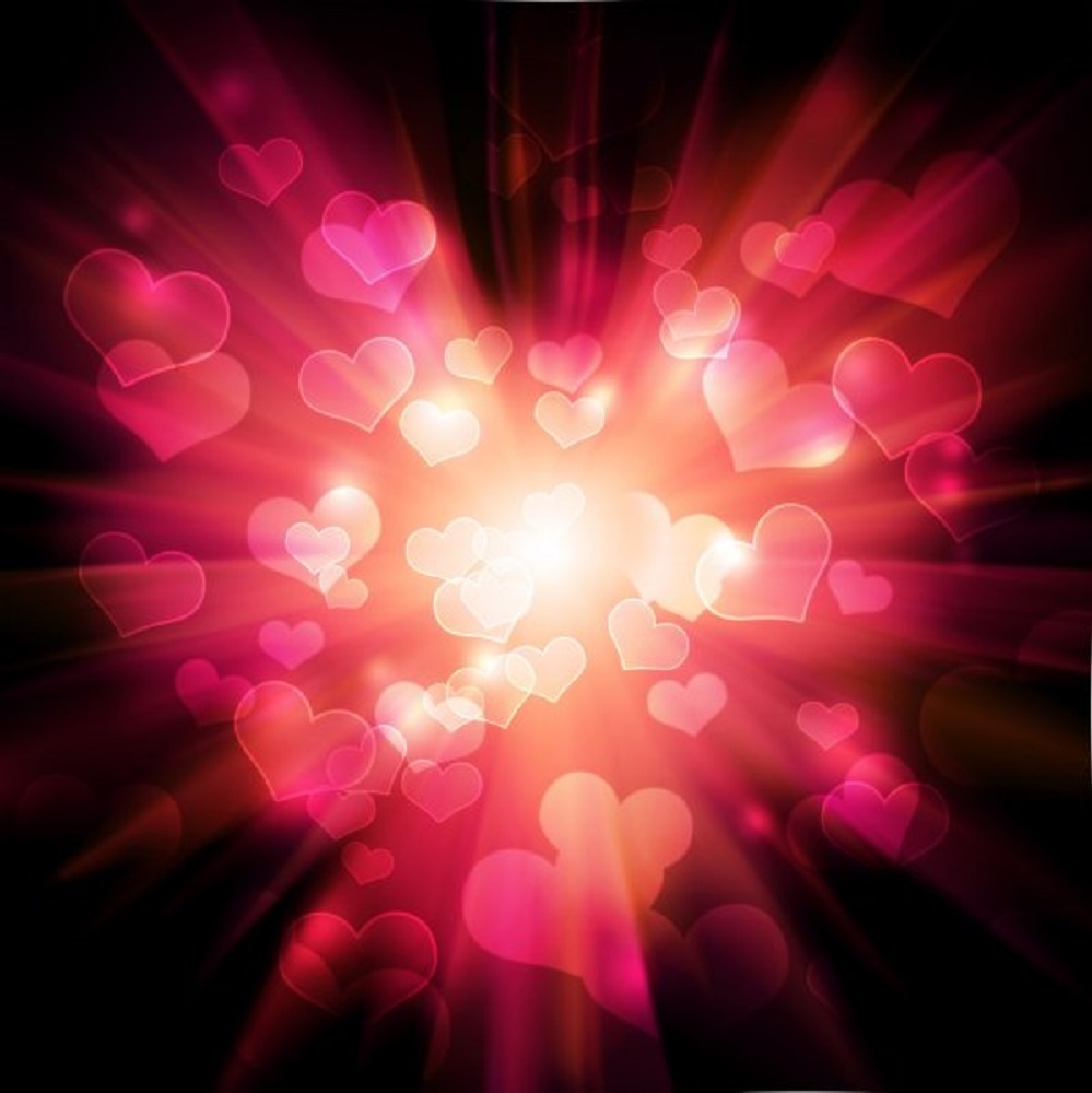 Открытка сердечки 1 рамочка 1 I love you 