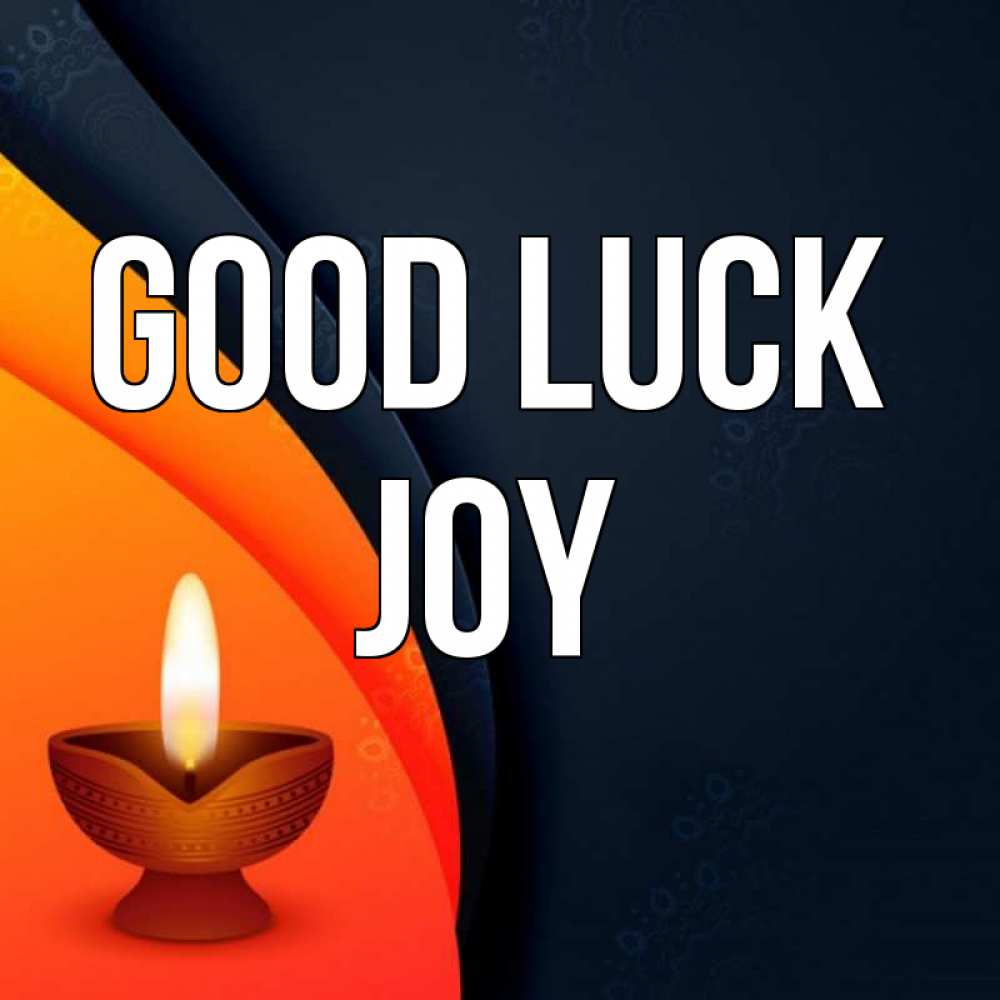 Greetings card с именем, Joy Good luck абстрактный фон Greetings with text for free download 