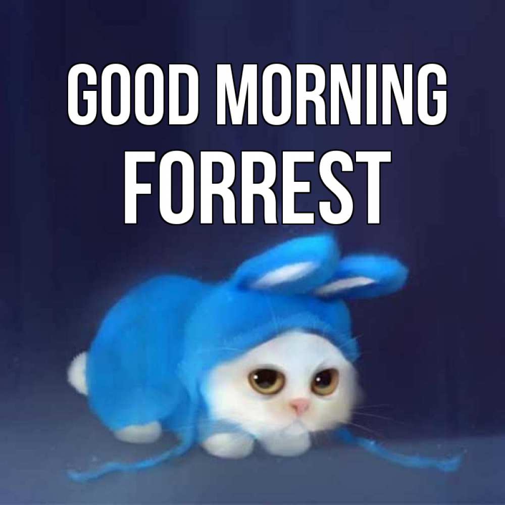 Greetings card с именем, Forrest Good morning открытки красивые скачать бесплатно Greetings with text for free download 