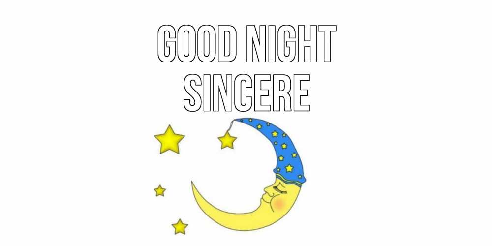Greetings card с именем, Sincere Good night месяц Greetings with text for free download 
