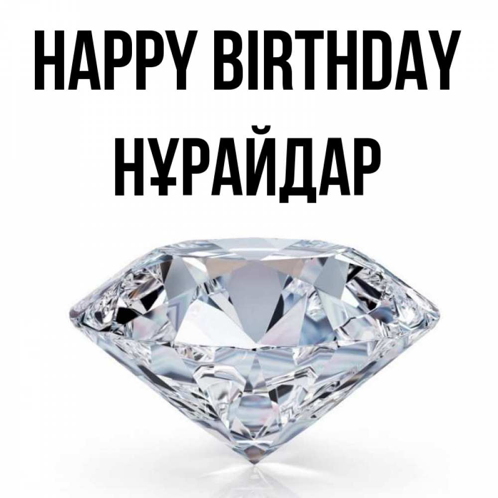 Greetings card с именем, НҰРАЙДАР Happy Birthday к пожеланием быть богатым Greetings with text for free download 