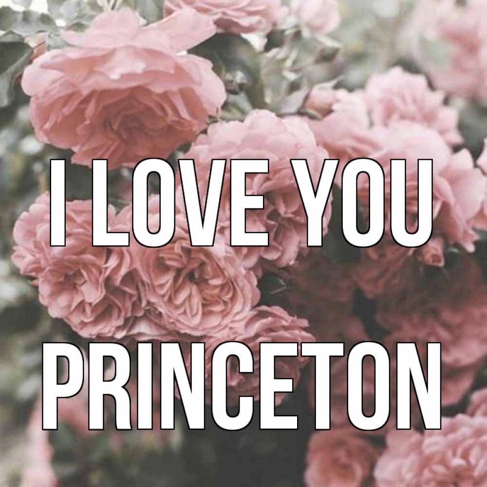 Greetings card с именем, Princeton I love you розы 3 Greetings with text for free download 