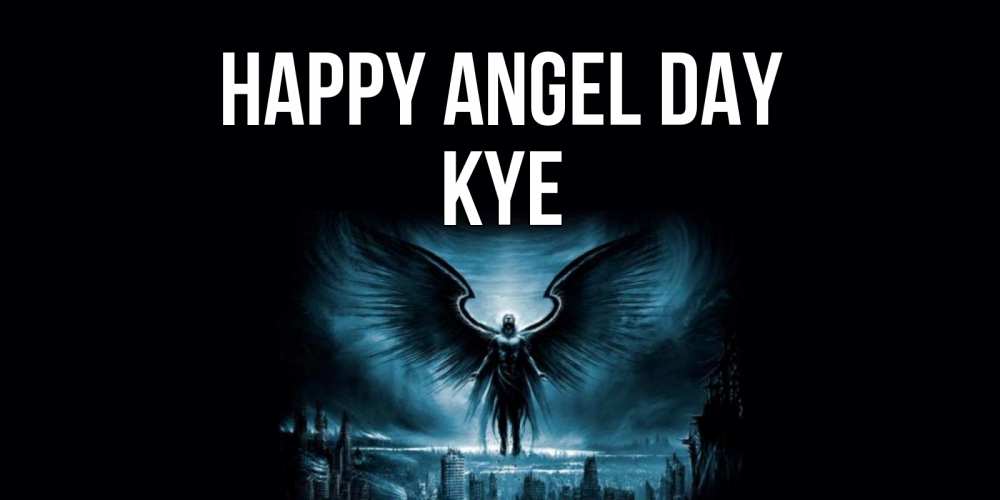 Greetings card с именем, Kye happy angel day ангел, день ангела Greetings with text for free download 