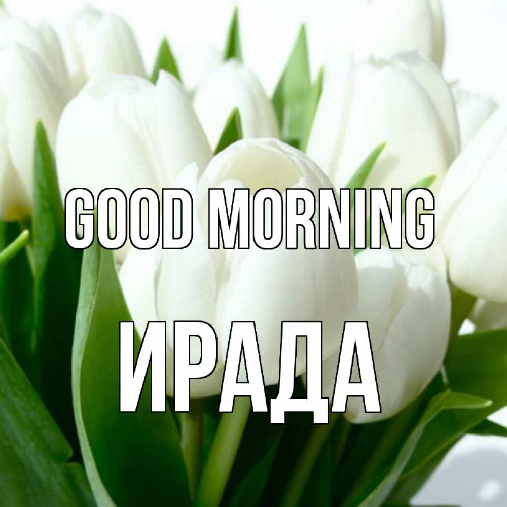 Greetings card с именем, ИРАДА Good morning открытки на каждый день по именам Greetings with text for free download 