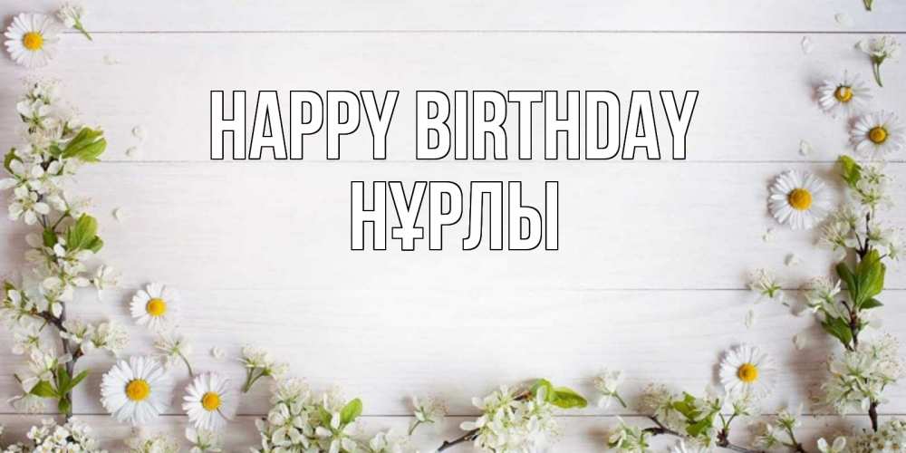 Greetings card с именем, НҰРЛЫ Happy Birthday Воздушные шары Greetings with text for free download 